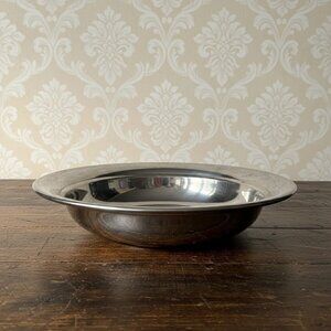 Vintage Colonial Pewter by Boardman 10" Serving Bowl Pattern #564 Made in USA